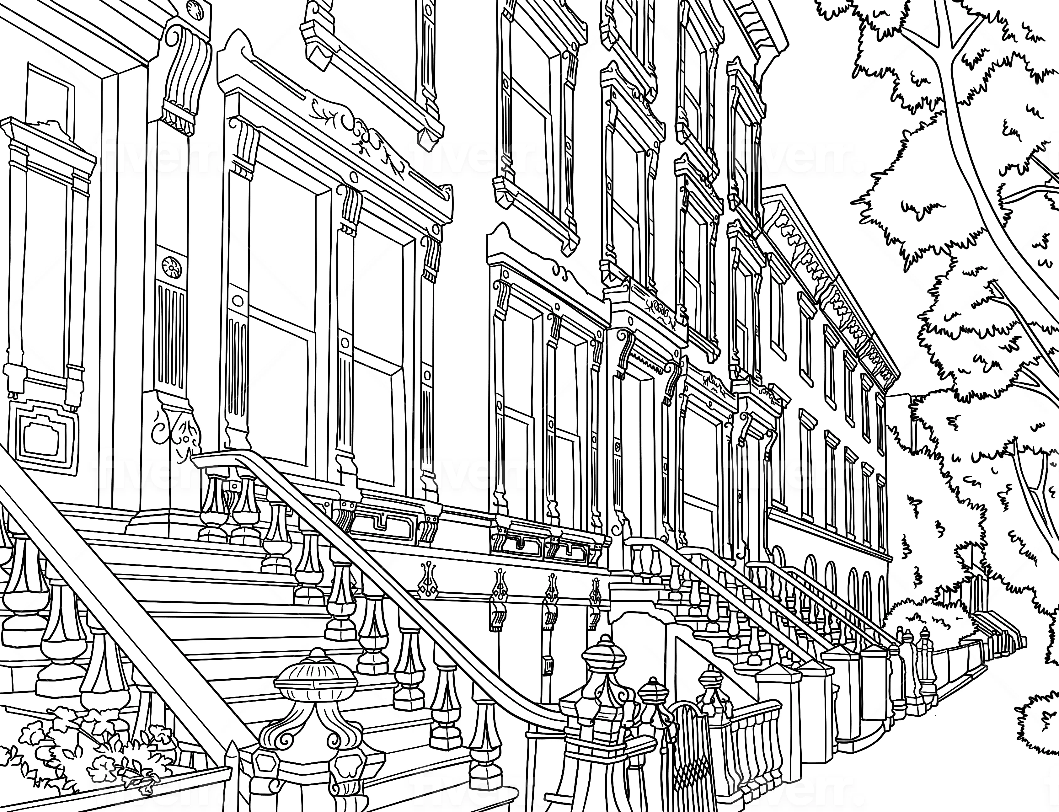 Brooklyn Coloring Book (A4) - Image 3