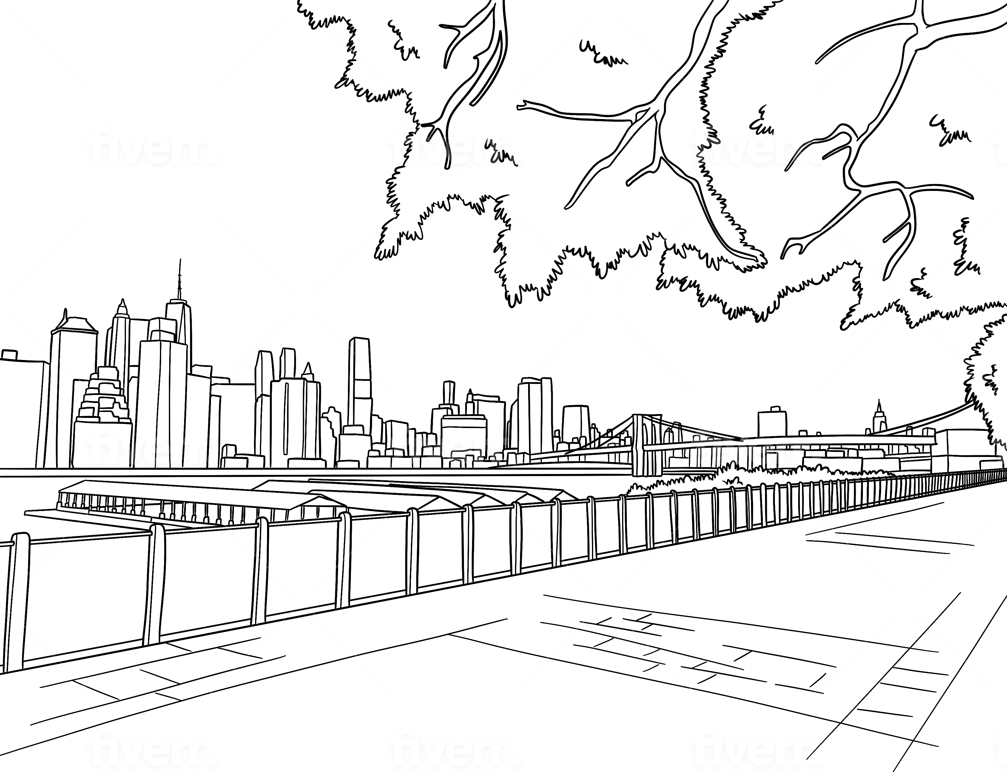 Brooklyn Coloring Book (A4) - Image 5