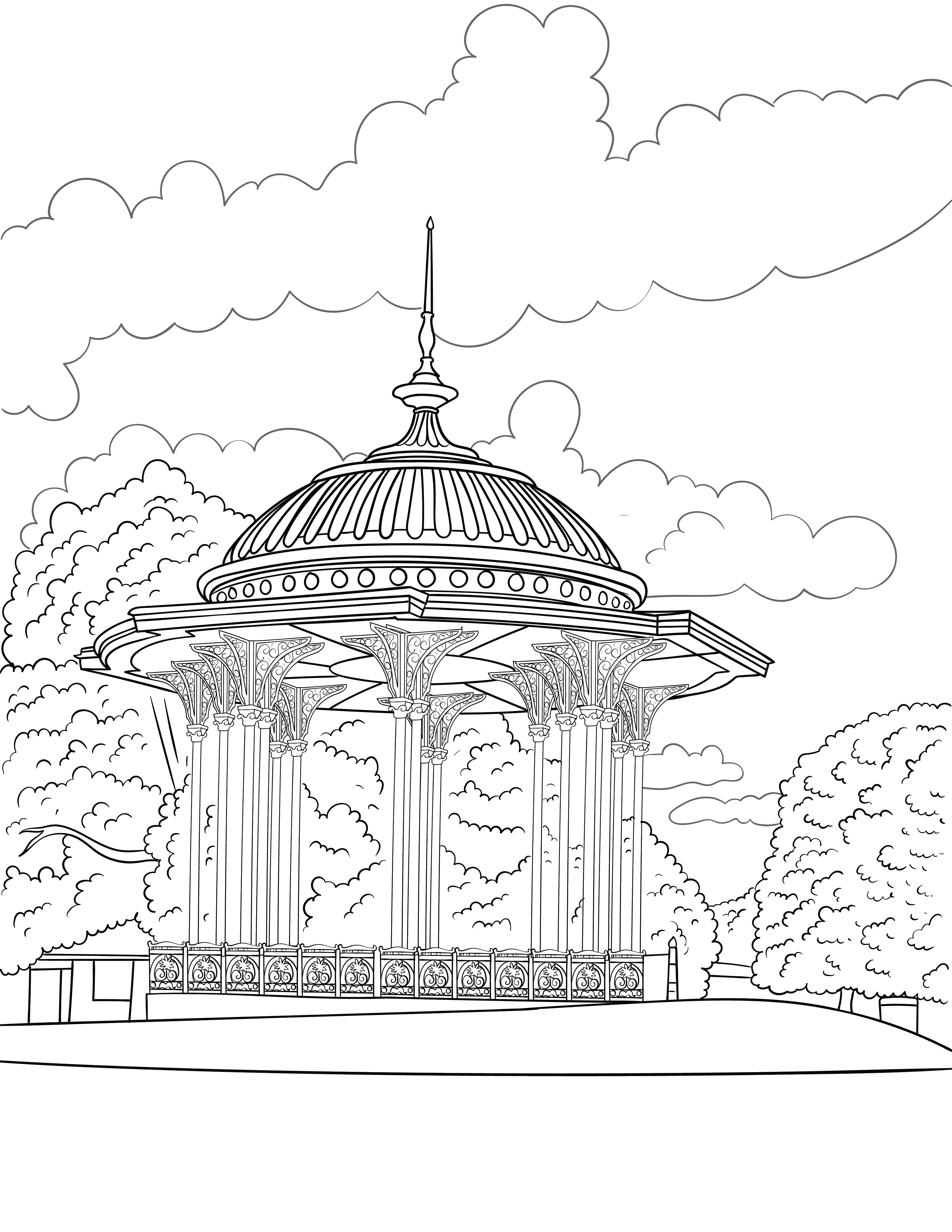 Clapham Colouring Book (A4) - Image 4