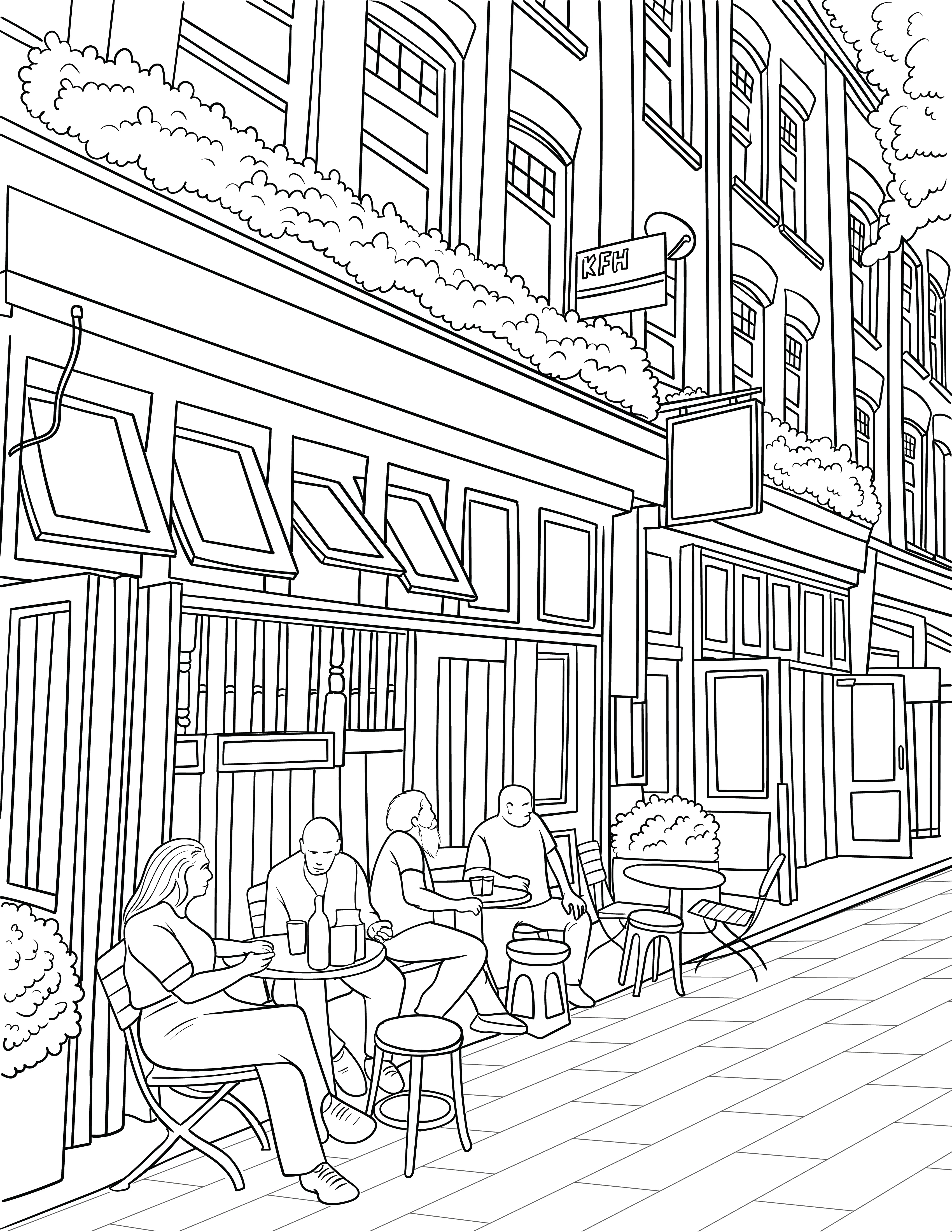 Clapham Colouring Book (A4) - Image 6