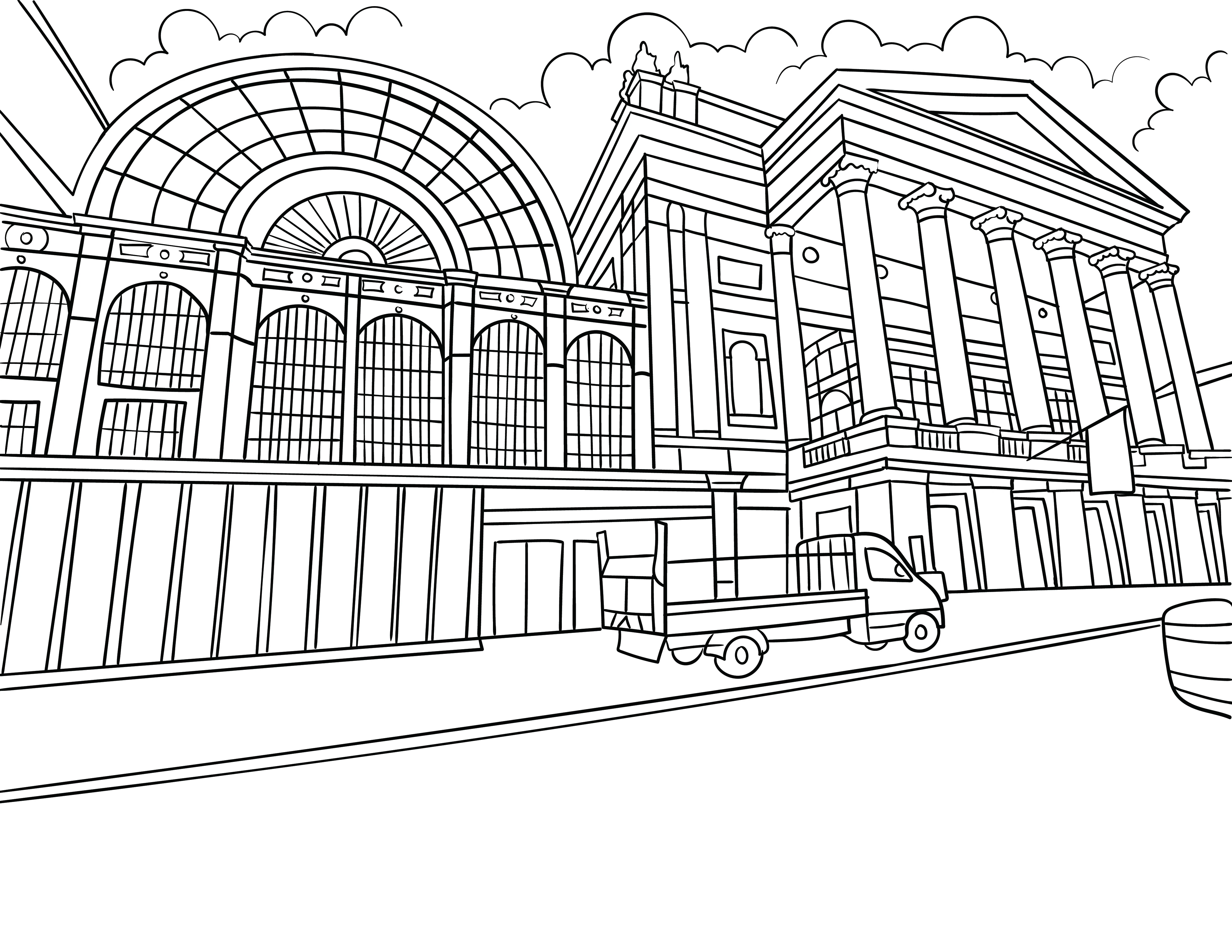 Covent Garden Colouring Book (A4) - Image 3