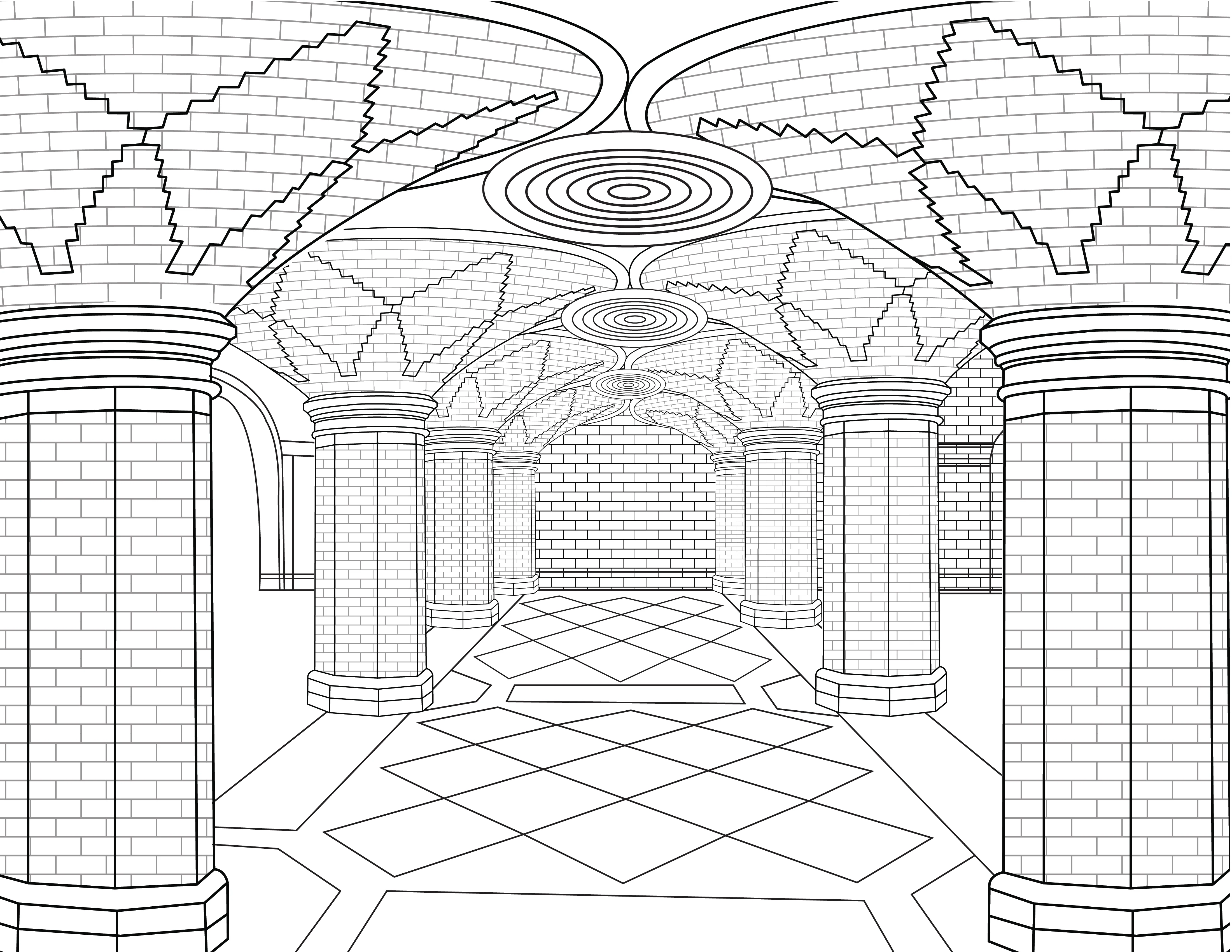 Crystal Palace Colouring Book (A4) - Image 5