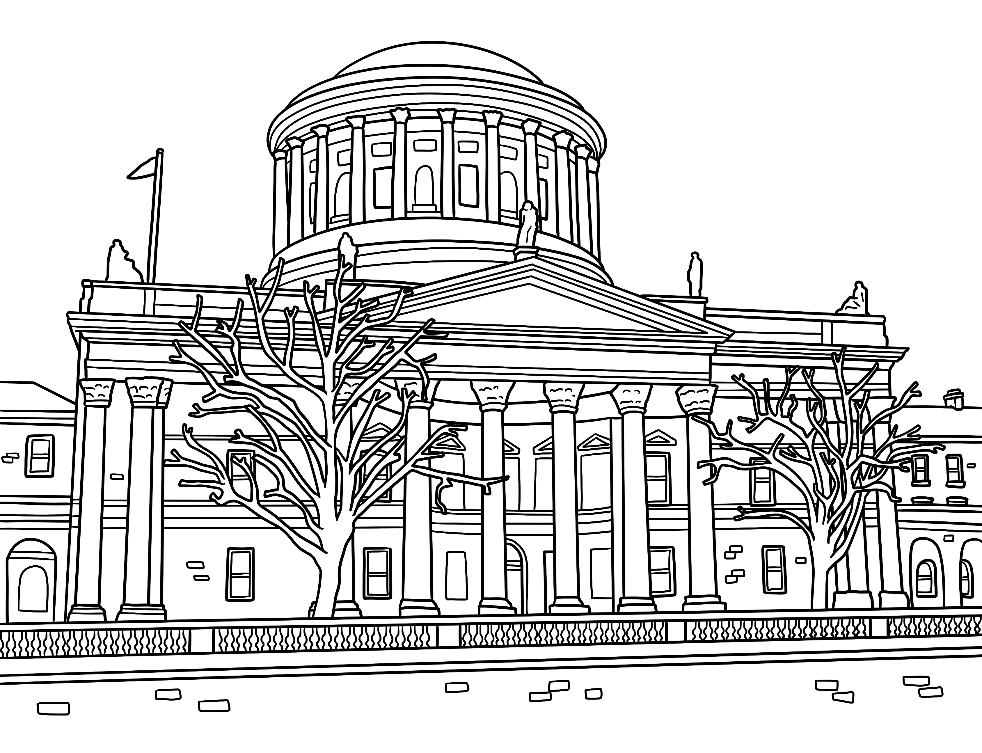 Dublin Colouring Book (A4) - Image 3