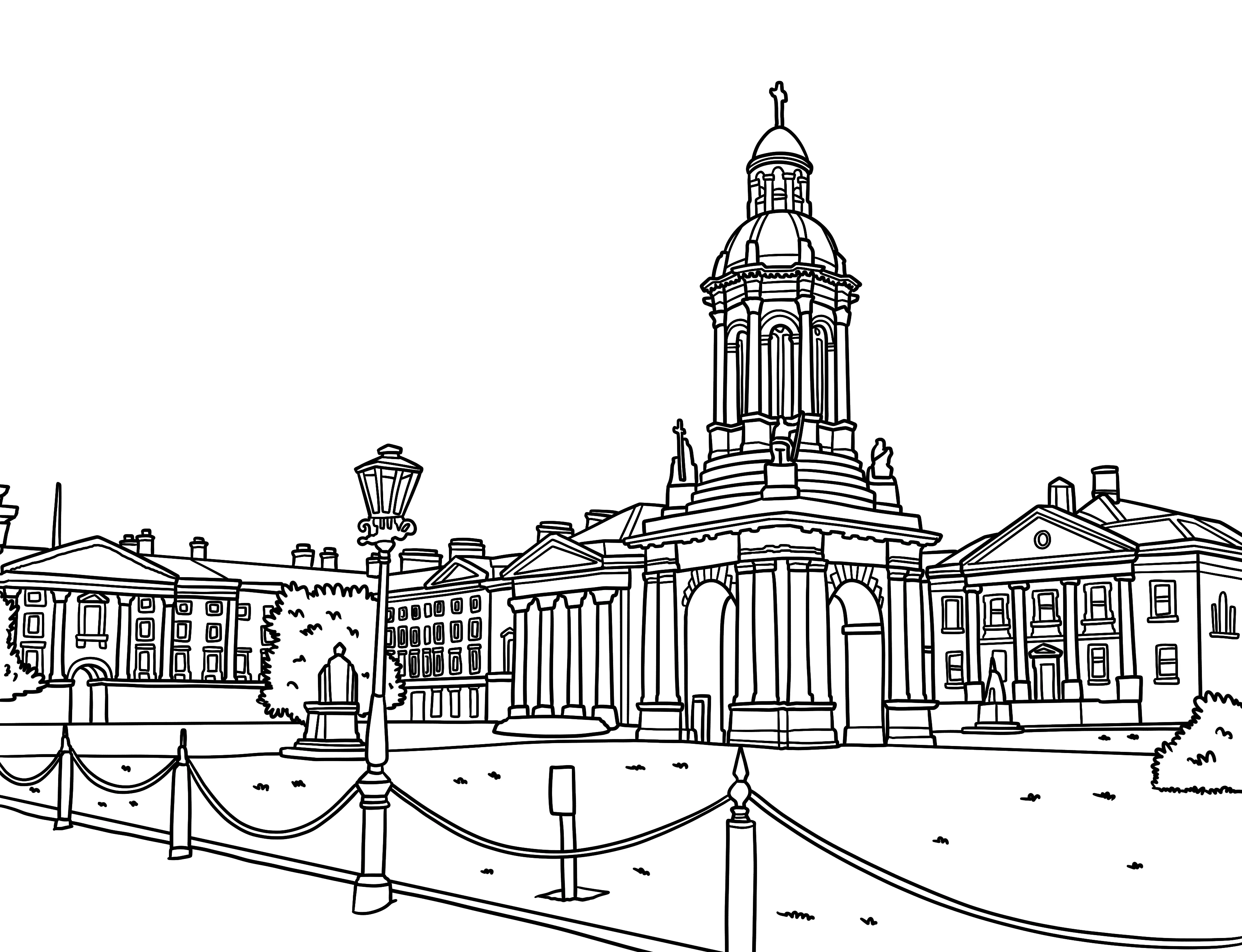 Dublin Colouring Book (A4) - Image 5