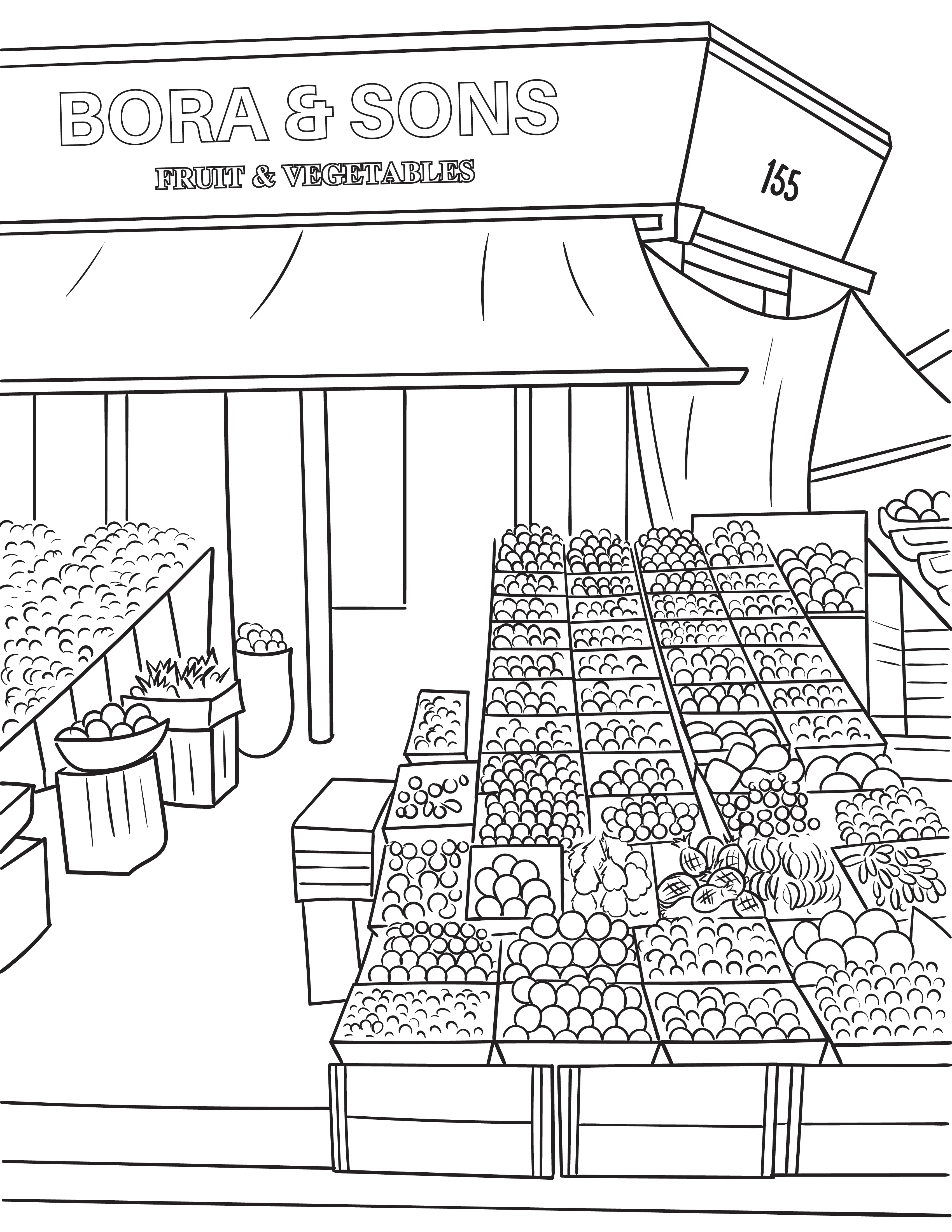 East Dulwich Colouring Book (A4) - Image 3