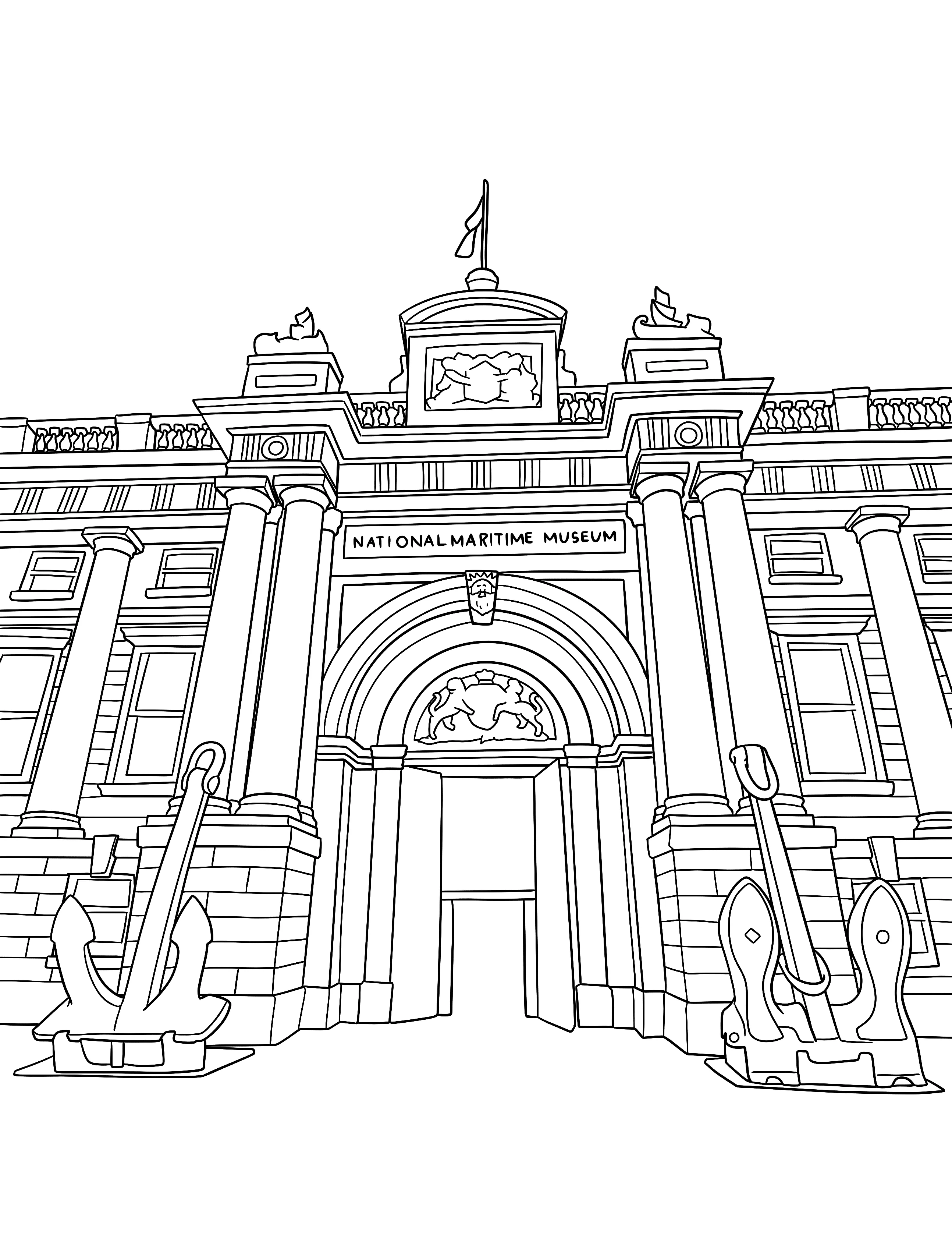Greenwich Colouring Book (A4) - Image 3