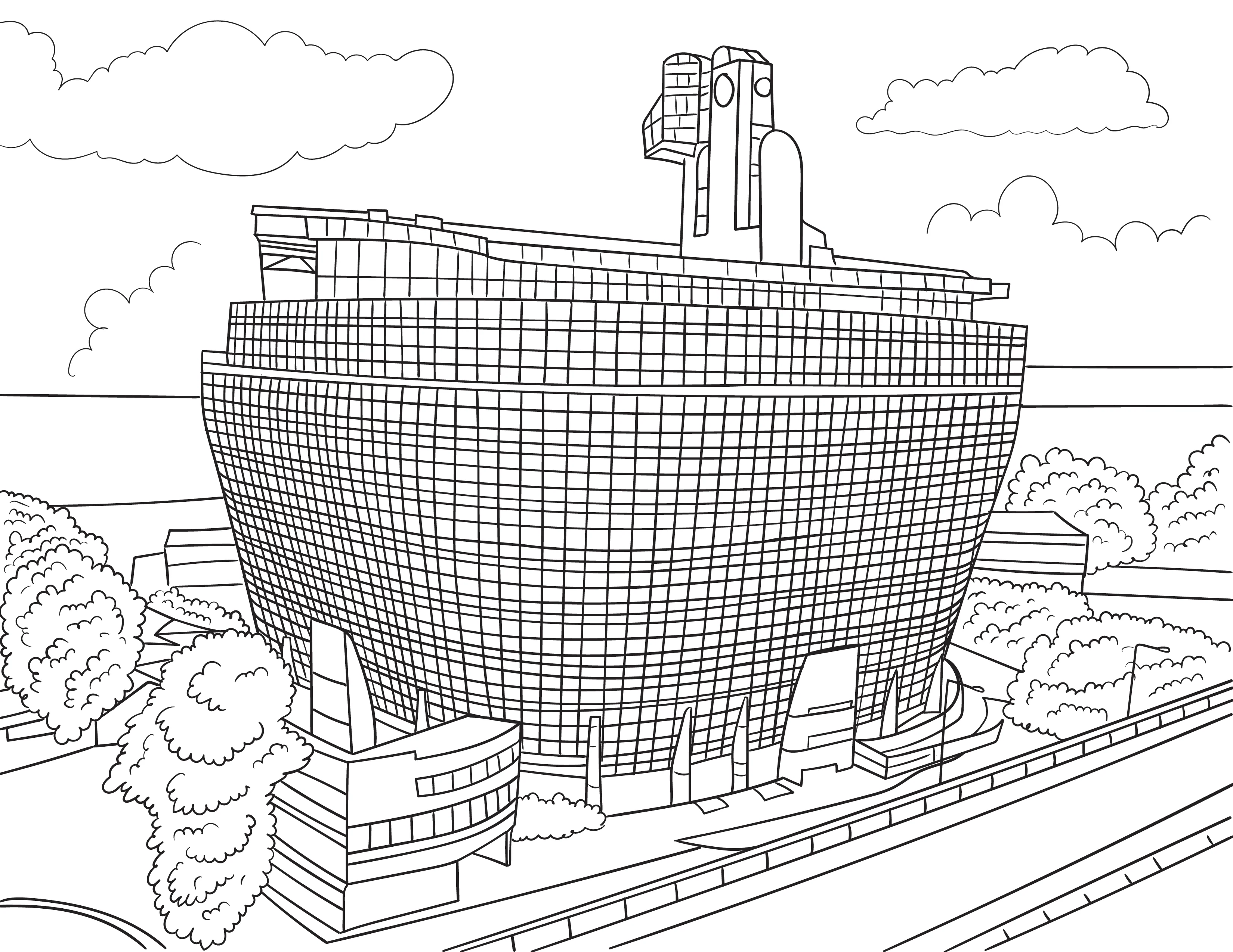 Hammersmith Colouring Book (A4) - Image 4