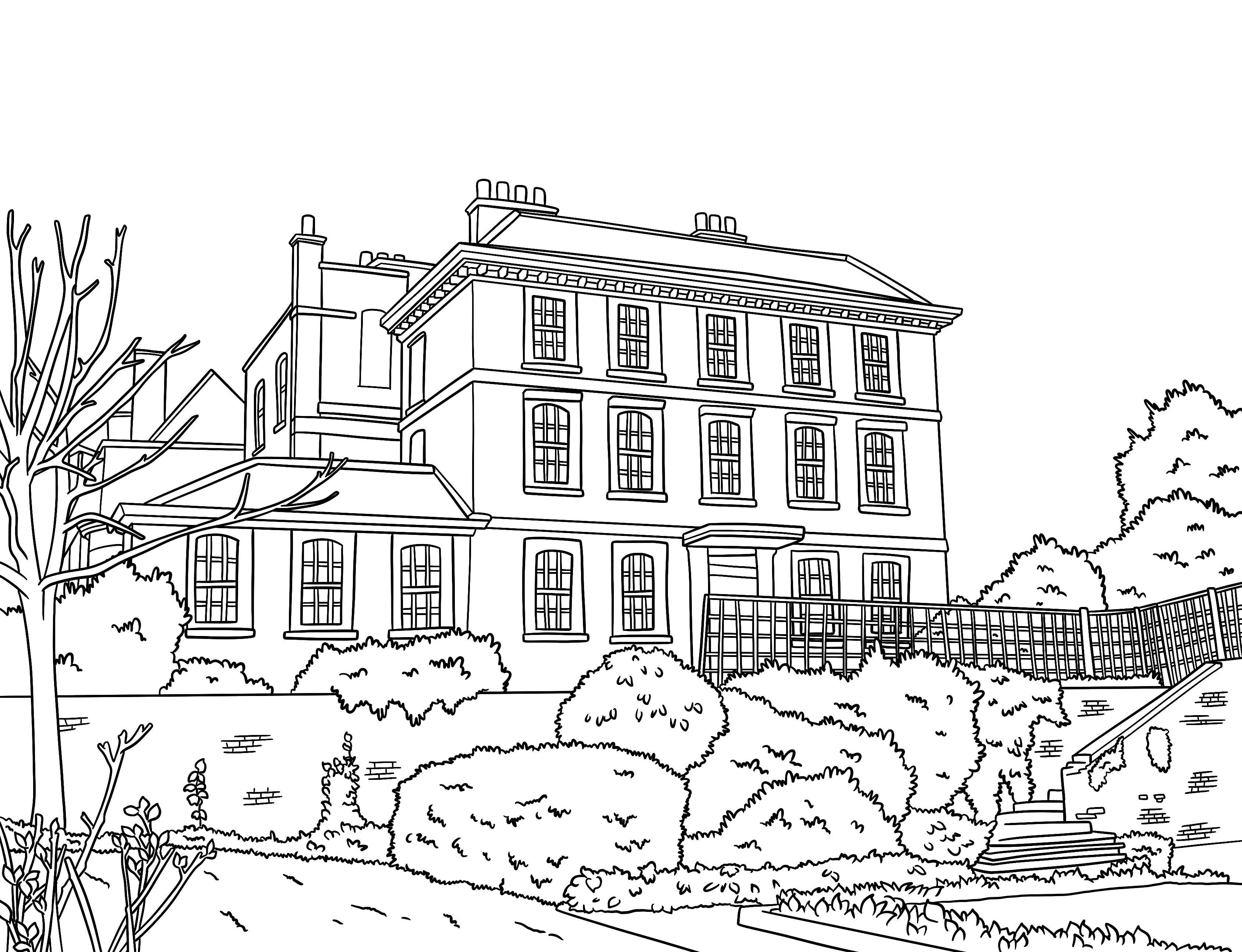 Hampstead Colouring Book (A4) - Image 4