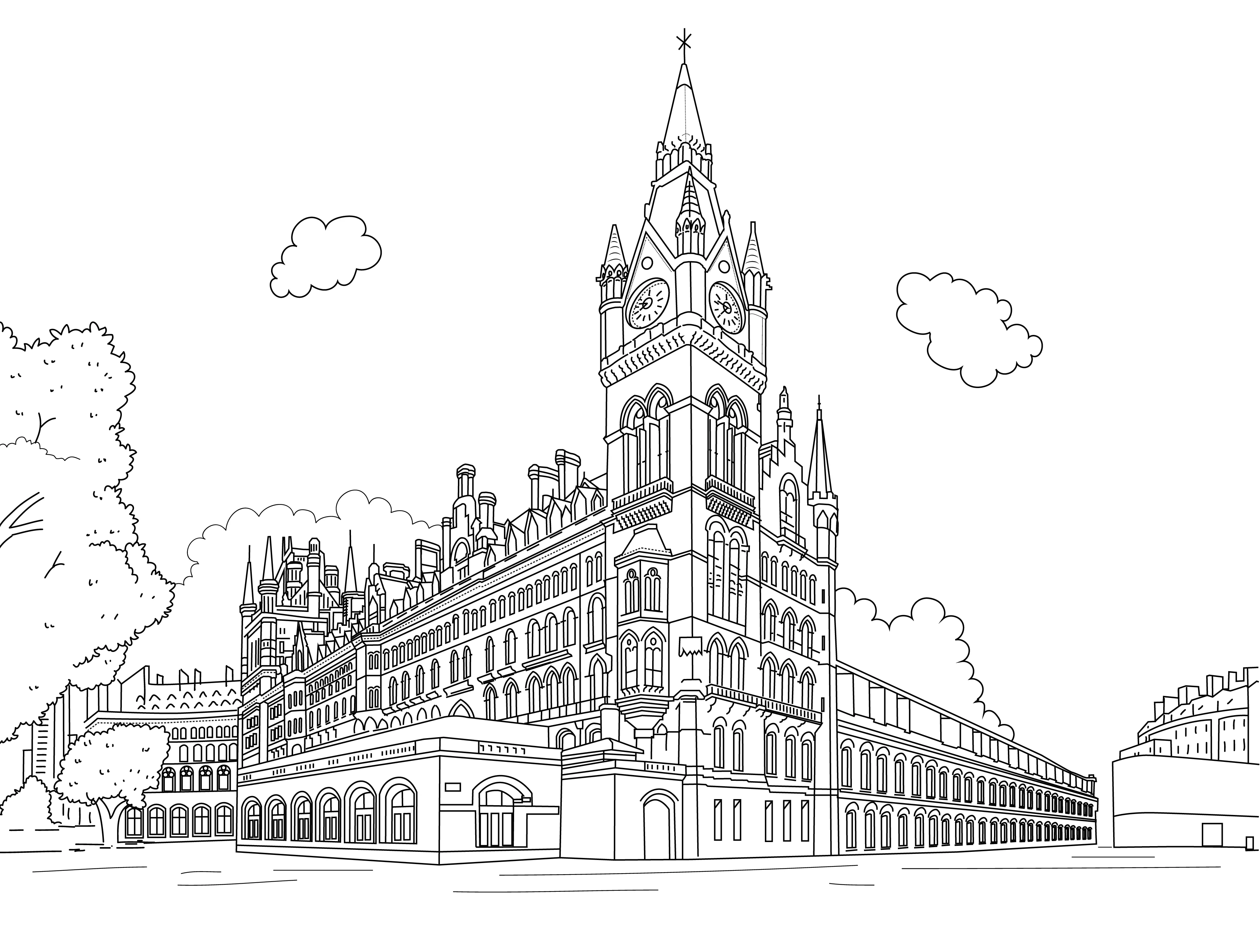 London Stations Colouring Book (A4) - Image 4