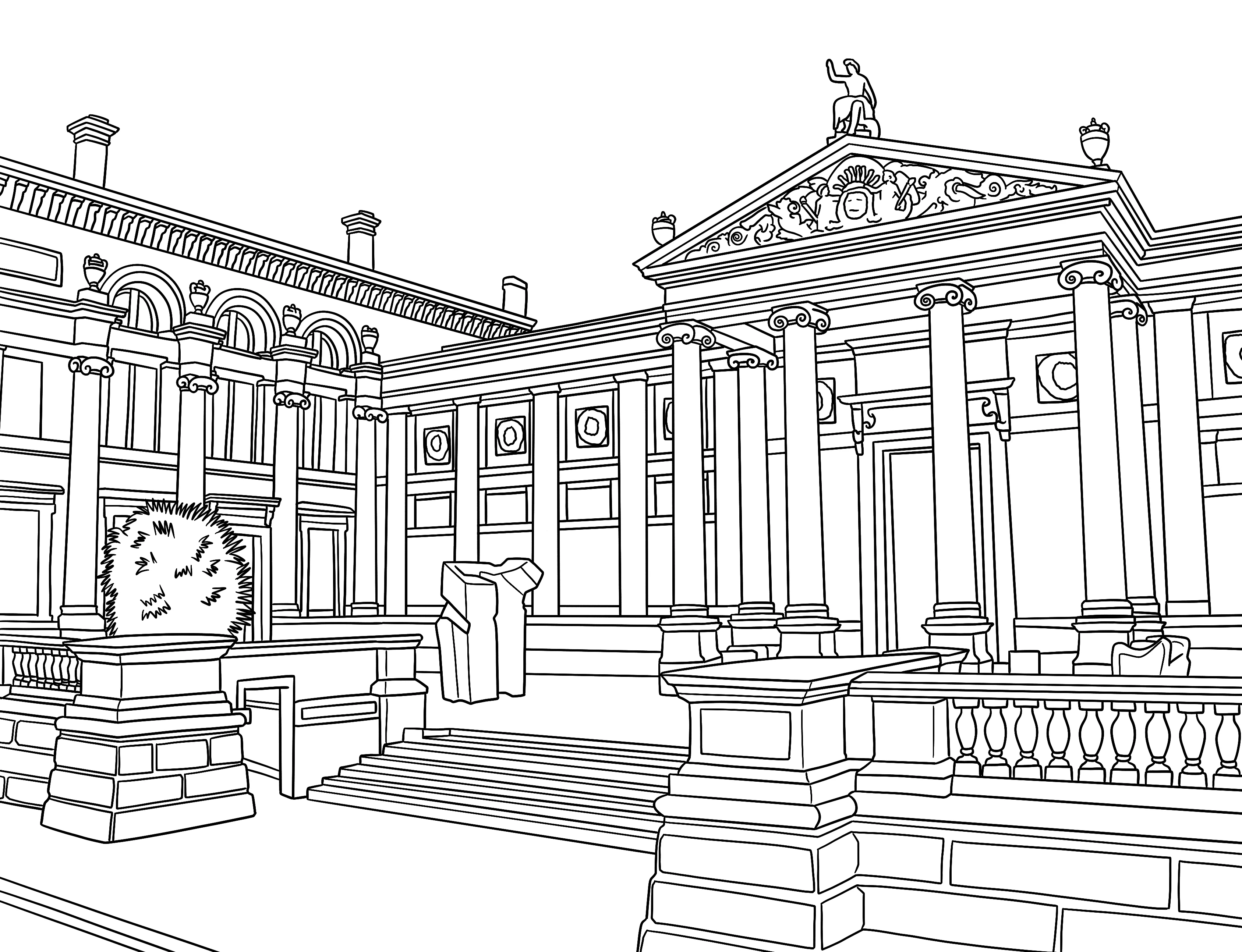 Oxford Colouring Book (A4) - Image 4