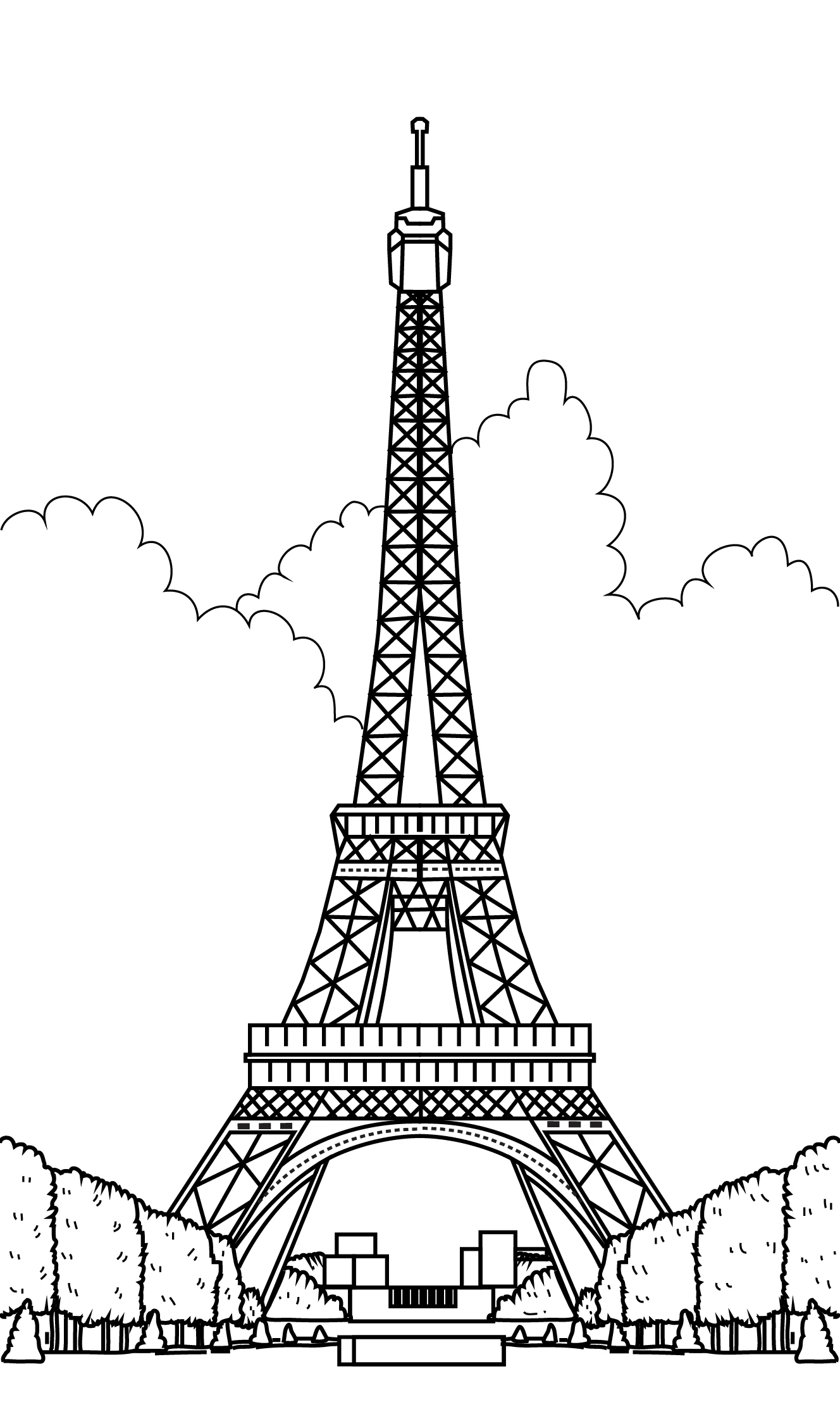 Paris Colouring Book (A4) - Image 3