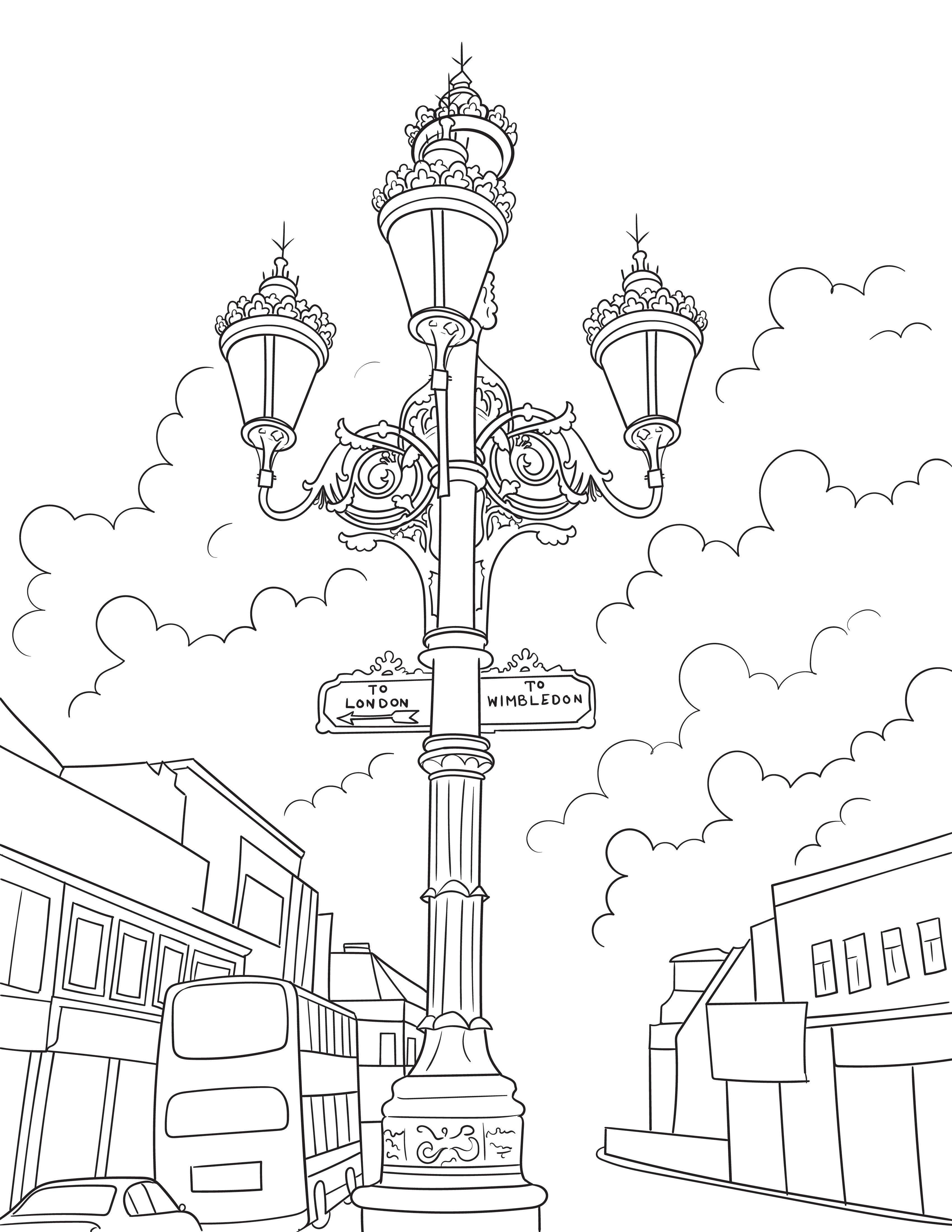 Tooting Colouring Book (A4) - Image 5