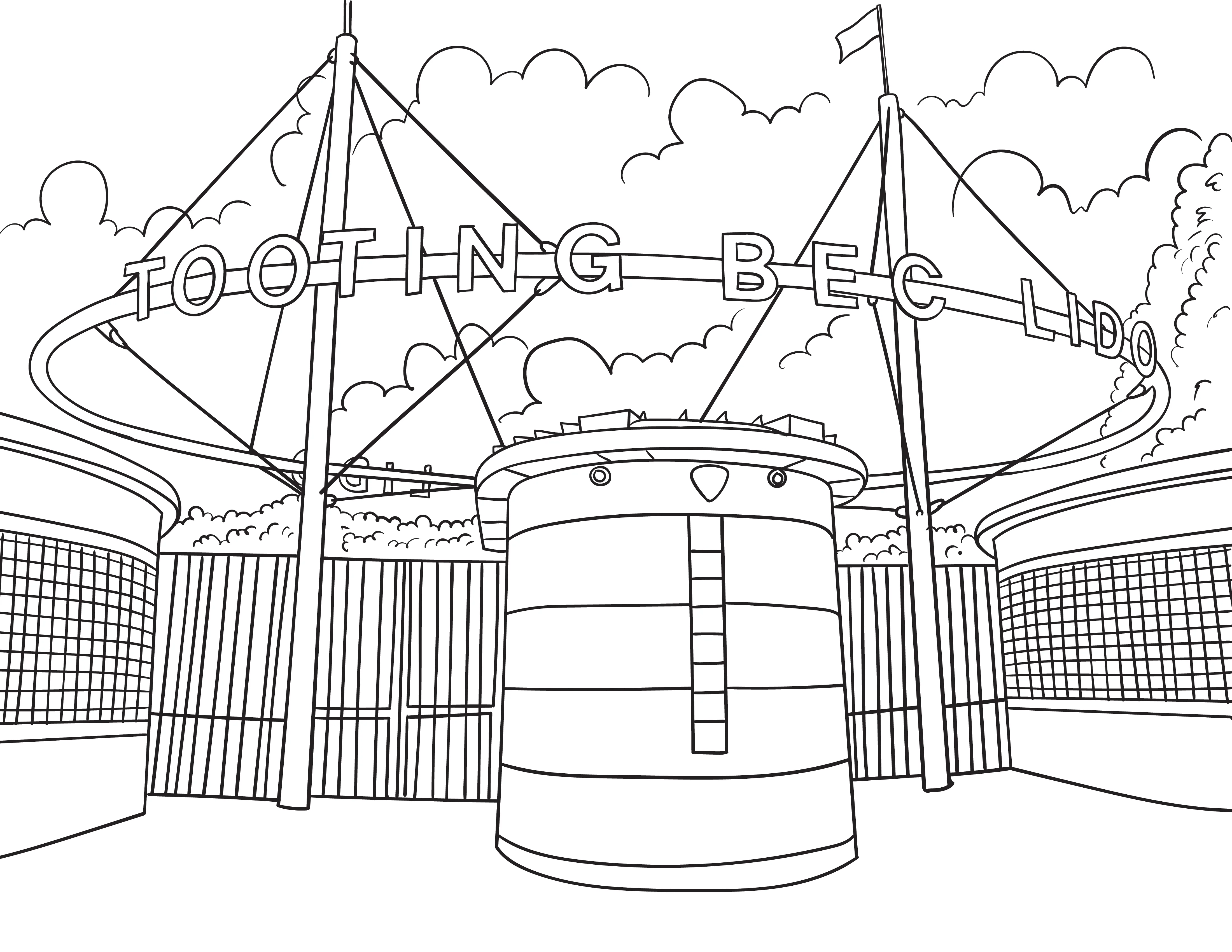 Tooting Colouring Book (A4) - Image 6